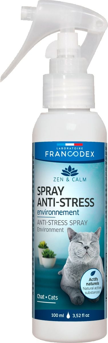 Sprej antistres për mace Francodex, 100 ml, për ambientin