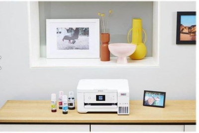 Pajisje shumëfunksionale Epson EcoTank ET-2856, inkjet me ngjyra, WiFi, e bardhë