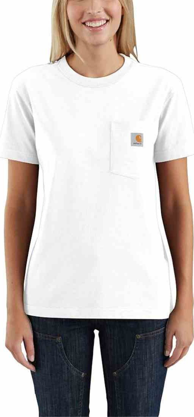 Bluzë pune Carhartt WK87 Workwear Pocket, me xhep, pambuk, gri
