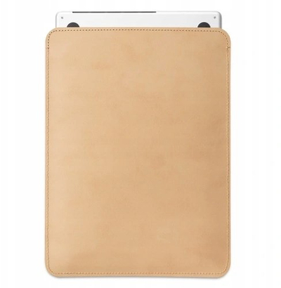 Futrollë laptopi Baltan Premium, për MacBook Air 15" M4, lëkurë, bezhë