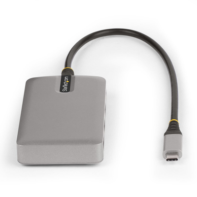 Hub USB C StarTech me 4 porta, 3x USB A 10Gbps, 4K 60Hz DP Alt Mode, gri