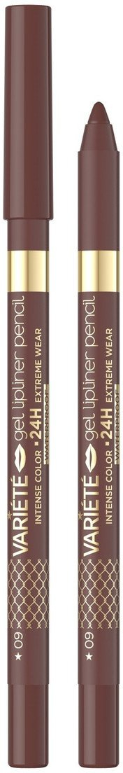 Lап за усни Eveline Variete Gel Lip Liner 09, гел-текстура, висока трајност