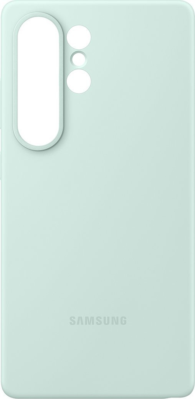 Mbrojtëse silikoni Samsung për Galaxy S25 Ultra, rri fiks, ngjyrë mint