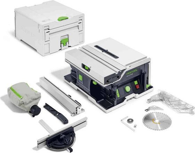 Sharrë tavoline Festool CSC SYS 50 EBI, motor brushless, rregullim digjital, gri e zezë