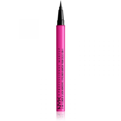 Penel për sy NYX Jumbo Lash 2 In 1 Liner And Lash Adhesive, 01 Badest Black, 1ml