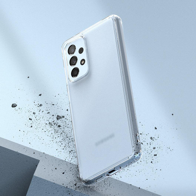 Mbulesë telefoni Ringke Fusion Matte për Samsung Galaxy A73, gjysmë transparente