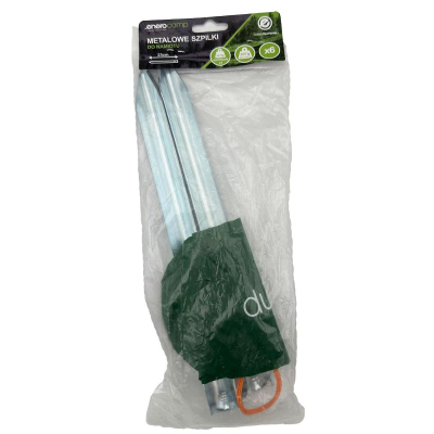Kunë çadre Redcliffs Tent Pegs 1049427, 23 cm, set 6 copë, metalike, gri