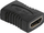 Adapter HDMI AV Cabletech Barrel Connector, HDMI në HDMI, 4K, i zi