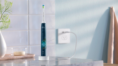 Furçë dhëmbësh elektrike Philips Sonicare 4100 HX3689/42, sonike, blu