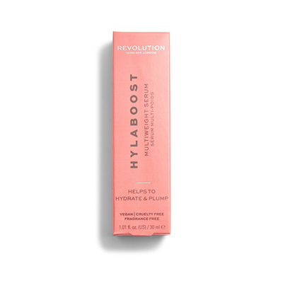 Serum për fytyrë i fytyrës Revolution Skincare Hylaboost (Multiweight Serum për fytyrë), 30 ml