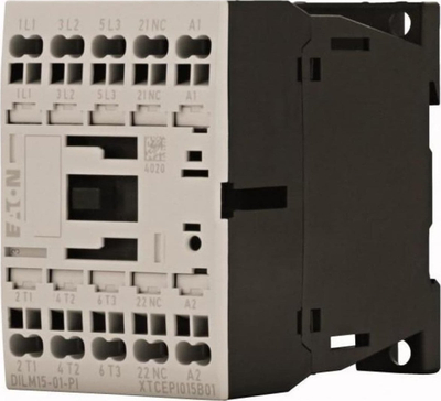 Kontaktor fuqie Eaton DILM, 3 pole, 7.5 kW, spirale 24V DC