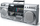 Radio Muse M-380 GBS, e vogël kompakte, gri