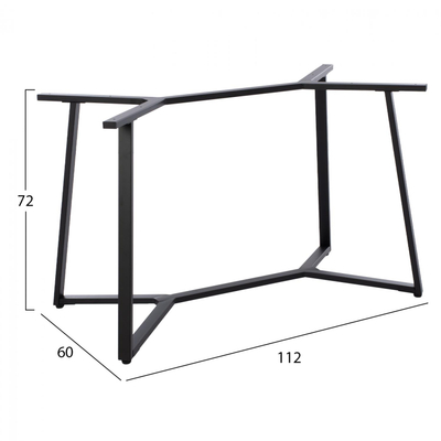 Bazë tavoline metalike 112×60×72 "HM471.01"