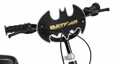 Biçikletë fëmijësh TOIMSA Batman TOI16913, 16", me rrota ndihmëse, e zezë