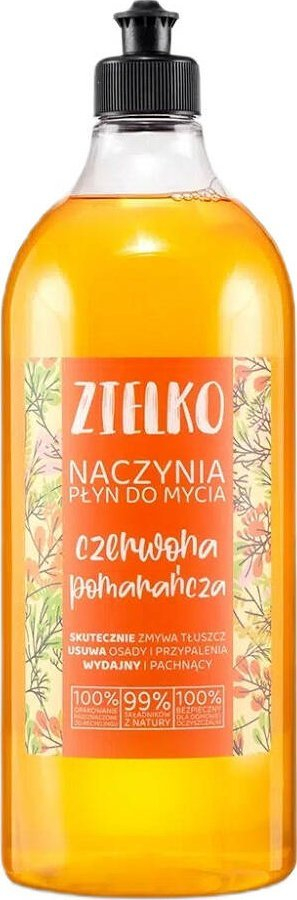 Lëng enësh Zielko Dishwashing Liquid, portokall i kuq, 1000 ml