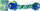 Lodër për qen K9 Fitness Rope and TPR Dumbbell with Ball, 30cm, jeshile