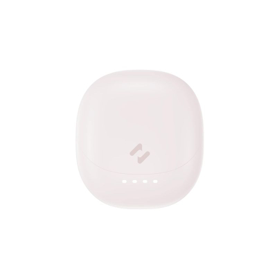 Kufje pa tela Havit TW931 TWS, Bluetooth 5.4, me kuti karikimi, rozë