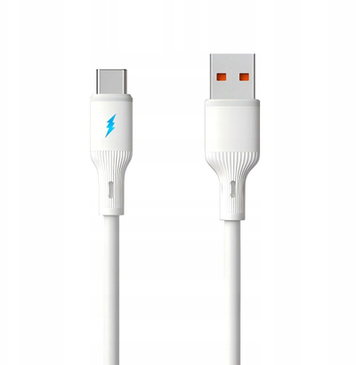 Kabllo USB Akyga AK-USB-59, USB-A në USB-C, 1 m, e bardhë