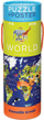 Puzzle Crocodile Creek World Map, 200 copa, me poster, shumëngjyrësh