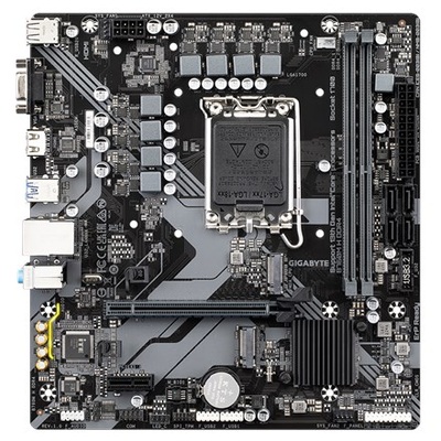 Pllakë amë Gigabyte B760M H DDR4, Intel LGA1700, mATX, e zezë