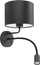 Applique muri TK Lighting Mia 4281, E27, krah fleksibël LED, e zezë