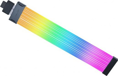 Kabllo zgjatuese GPU Lian Li Strimer Wireless, 12+4-pin 12V-2X6, ARGB, e bardhë