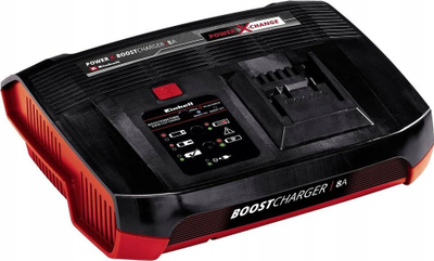 Karikues baterish Einhell PXC, 18V, 8A Boost, i kuq