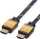 Kabllo HDMI Roline 11.04.5500, A plug-plug, 1.5m, e zezë