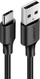 Kabllo USB Ugreen 60114, USB A në USB C, 0.25 m, e zezë