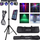 Set ndriçimi Light4Me LED Derby Par Bar, RGB RGBW, 75cm, i zezë