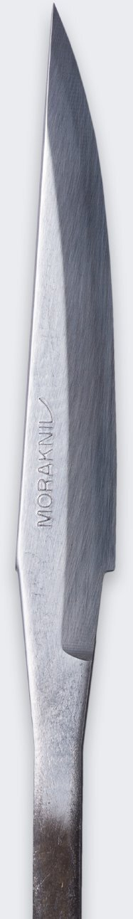 Teh thike Morakniv Wood Carving No.106, çelik karboni i laminuar, 3.2", argjendt