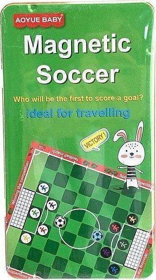 Loja tavolinë futbolli magnetik ADAR, kompakte, për fëmijë dhe të rritur, shumëngjyrëshe