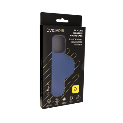 Dviced Silicone MagSafe iPhone 17 Case, Blue