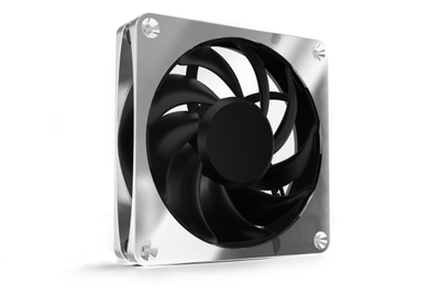 Ventilator PC Alphacool Apex Stealth Metal, 2000RPM, PWM, krom