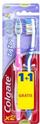 Четка за заби Colgate Zig Zag Medium, сет 2 парчиња, средна, повеќебојна
