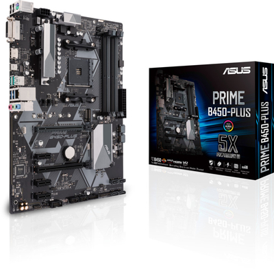 Pllakë amë ASUS PRIME B450-PLUS - AMD B450                    