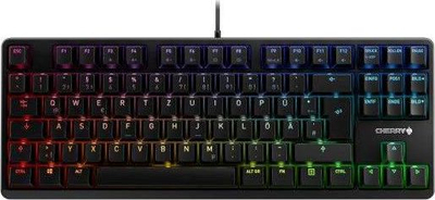Tastierë CHERRY G80-3000N RGB TKL, mekanike, QWERTZ gjermane, e zezë