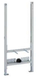 Kornizë për bide Geberit Duofix Basic H112 111.534.00.1, 112cm, e argjendtë
