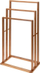 Stendë peshqirësh Bathroom Solutions 40 cm, bambu dhe metal, bezhë