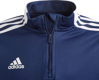 Bluzë stërvitje adidas Tiro 21 Youth GK9661, Aeroready, me zinxhir gjysmë, blu navy