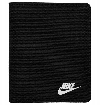 Portofol Nike CLUB FOLD WALLET, material poliester, me shumë ndarje, i zi