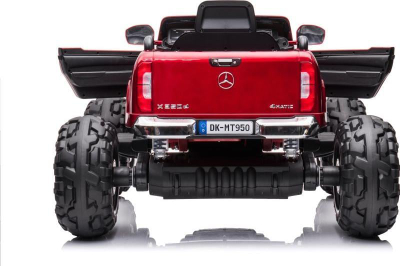 Makina elektrike për kalamaj Mercedes DK-MT950 4x4, me bateri, e kuqe me shkëlqim