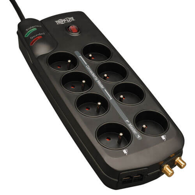 Kabllo mbrojtëse Tripp Lite TLP82MASF, 8 Priza, 2 RJ45