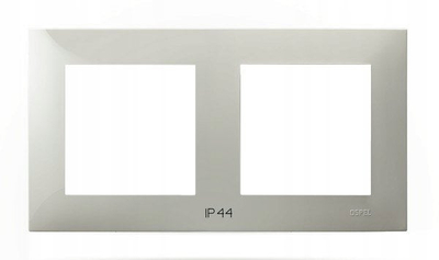 Kornizë dyshe për çelësa Ospel Szafir RH-2Z/83, IP44, cashmere bezhë