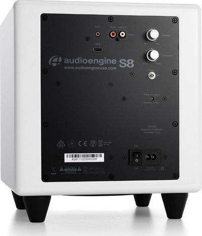 Altoparlant AudioEngine S8, 125W, i bardhë