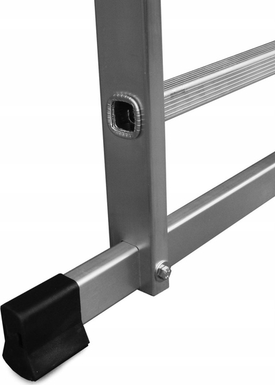 Stabilizator shkalle DRABEST 1100mm, alumin, profil 60x20mm, argjendt
