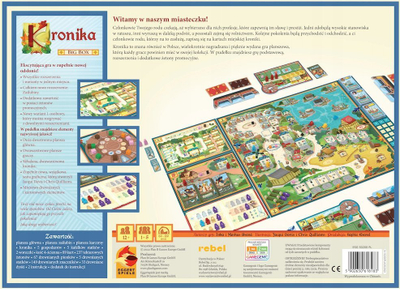 Lojë tavoline Rebel The Village Big Box, strategjike, edicion me zgjerime, shumëngjyrëshe