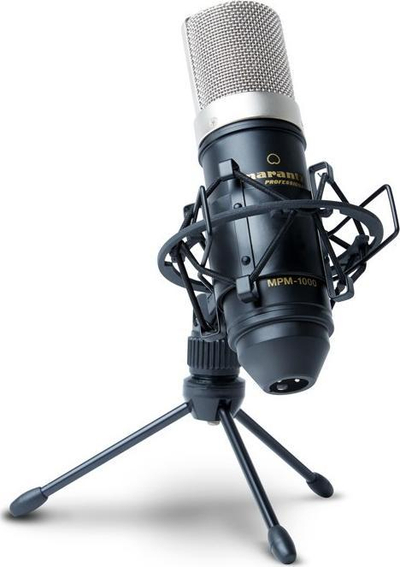 Mikrofon kondensator Marantz MPM1000, për regjistrim në shpi, i zi