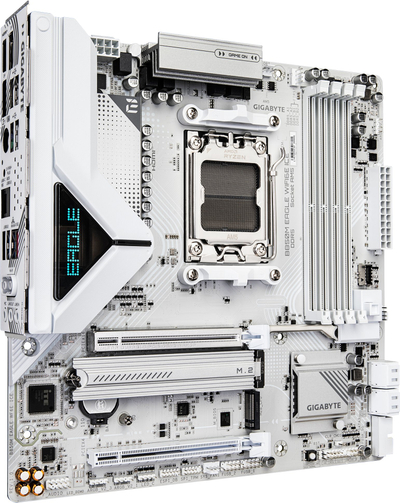 Pllakë amë Gigabyte B850M Eagle WIFI6E ICE, DDR5, WiFi 6E, mATX