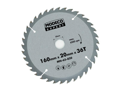 Disk për sharrë rrethore Modeco EXPERT, 140mm, 24 dhëmbë, e hirtë 